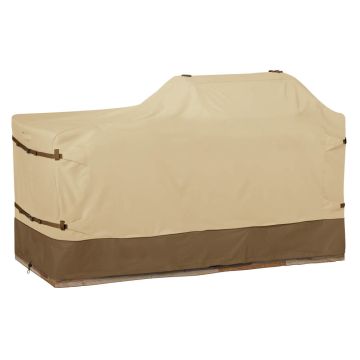 Veranda Water-Resistant BBQ Grill Cover for Island with Left or Right Grill Head