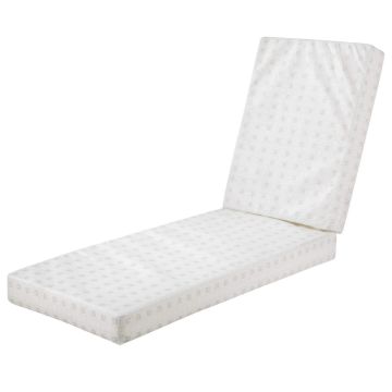 Water-Resistant Patio Chaise Lounge Cushion Foam