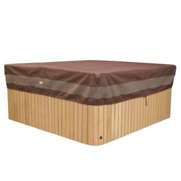 Duck Covers Ultimate Waterproof Square Hot Tub Cover Cap, 94 Inch