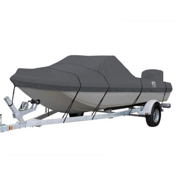 StormPro Heavy-Duty Tri-Hull Outboard Boat Cover