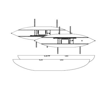 Roanoke Pontoon Boats Parts -  Skin and Bladder Set