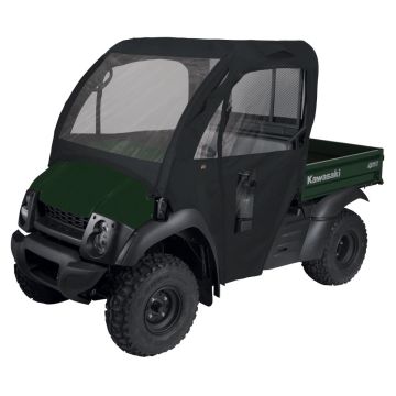 Classic Accessories QuadGear UTV Cab Enclosure, Fits Kawasaki Mule 600, 610, 610 4x4, 610 4x4 XC (2015 models and older), Black