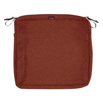 Montlake FadeSafe Water-Resistant Rectangle Patio Dining Seat Cushion Cover