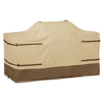 Veranda Water-Resistant BBQ Grill Cover for Island with Center Grill Head