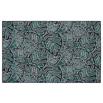 Vera Bradley by Classic Accessories Classic Accessories Indoor/Outdoor Rug, 8 x 10 Foot, Rain Forest Canopy Coral