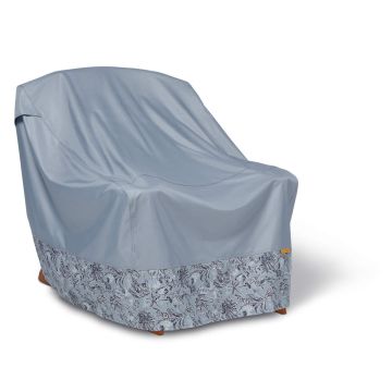Vera Bradley by Classic Accessories Classic Accessories Water-Resistant Adirondack Patio Chair Cover, 32 x 34 x 32 Inch, Rain Forest Toile Gray
