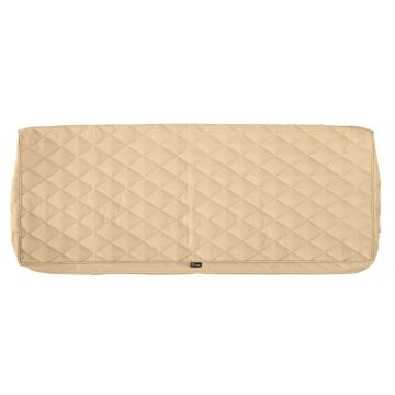 Montlake FadeSafe Water-Resistant Patio Bench/Settee Quilted Cushion Cover