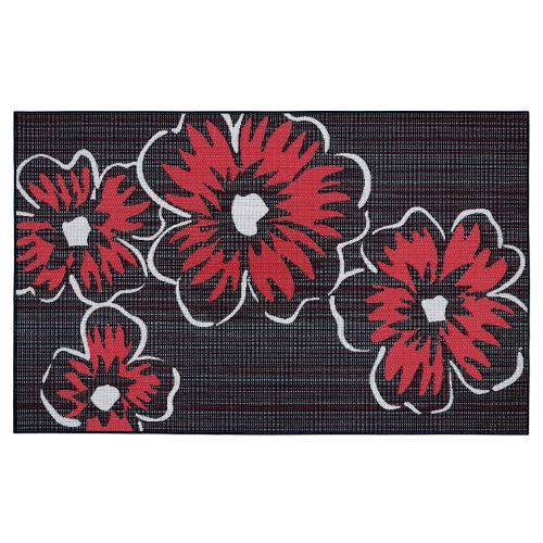Vera Bradley by Classic Accessories Classic Accessories Indoor/Outdoor Rug, 5 x 8 Foot, Happy Blooms