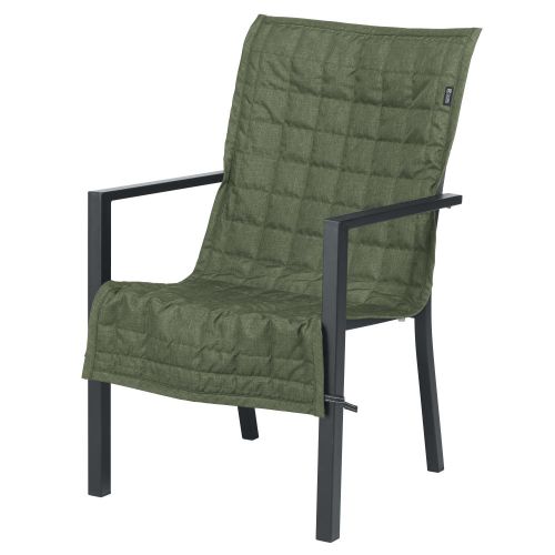 Classic Accessories Montlake FadeSafe Water-Resistant 45 Inch Patio Chair Slipcover, Heather Fern