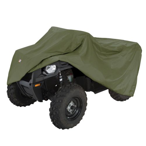 Classic Accessories QuadGear ATV Storage Cover, Fits ATVs 80” L x 44” W x 45” H, Large, Olive Drab