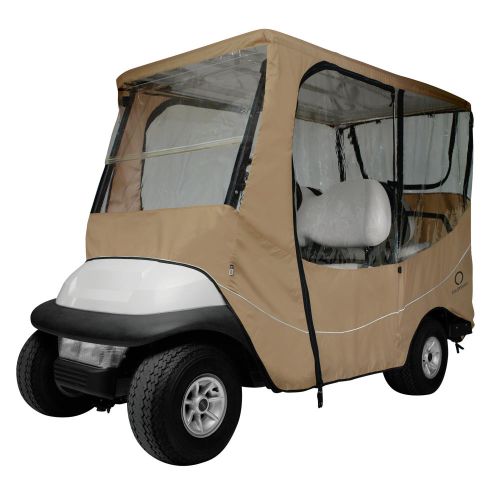 Classic Accessories Fairway Long Roof 4-Person Travel Golf Cart Enclosure