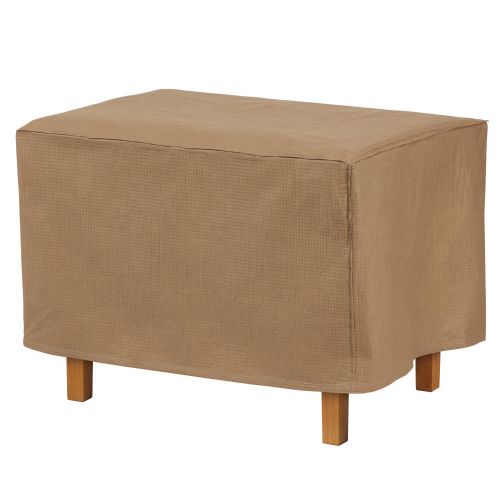 Duck Covers Essential Water-Resistant Rectangular Ottoman/Side Table Cover, 38 Inch