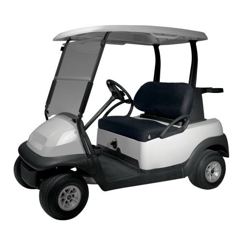 Classic Accessories Fairway Diamond Air Mesh Golf Cart Seat Cover, Black