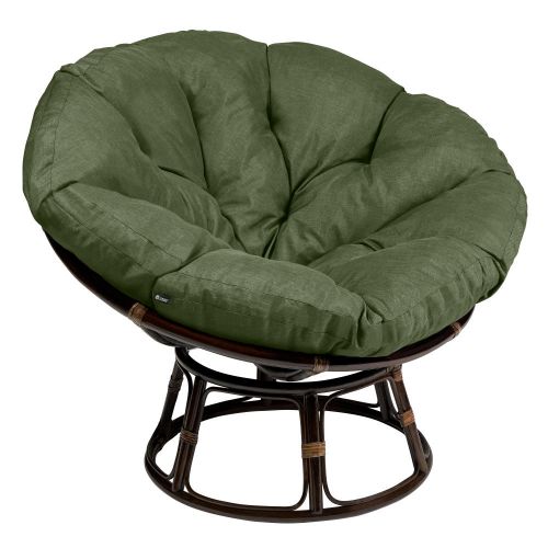 Classic Accessories Montlake Water-Resistant 50 Inch Papasan Cushion, Heather Fern