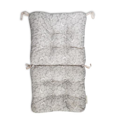 Frida Kahlo x Classic Accessories Patio Cushion Seat/Back, 41.5 Inch, Flores Eternas, Taupe