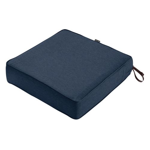 Montlake FadeSafe Water-Resistant 5 Inch Thick Square Patio Lounge Seat Cushion