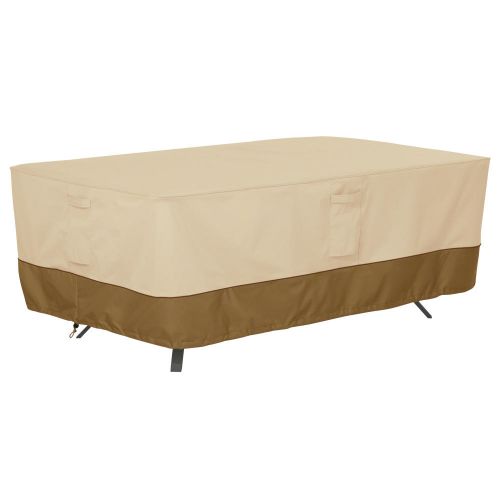 Classic Accessories Veranda Water-Resistant 96 Inch Rectangular/Oval Patio Table Cover