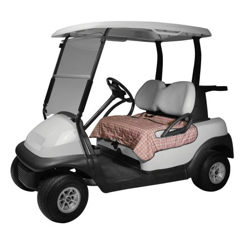 Classic Accessories Fairway Golf Cart Seat Blanket, Heritage Plaid