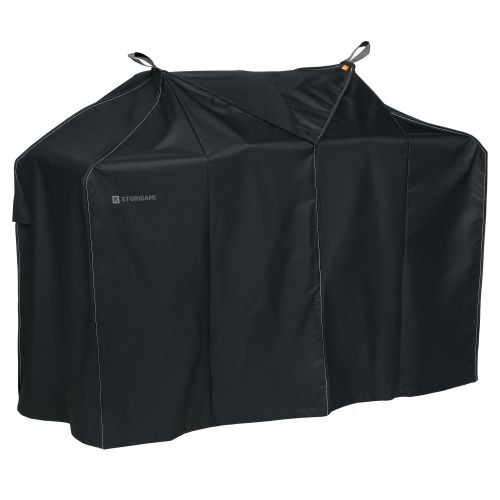 Storigami Easy Fold Water-Resistant  58 Inch BBQ Grill Cover, Charcoal Black
