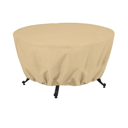 Terrazzo Water Resistant 42 Inch Round Fire Pit Table Cover 42 Inch Round Fire Pit Table Cover, Round Patio Table Covers Uk