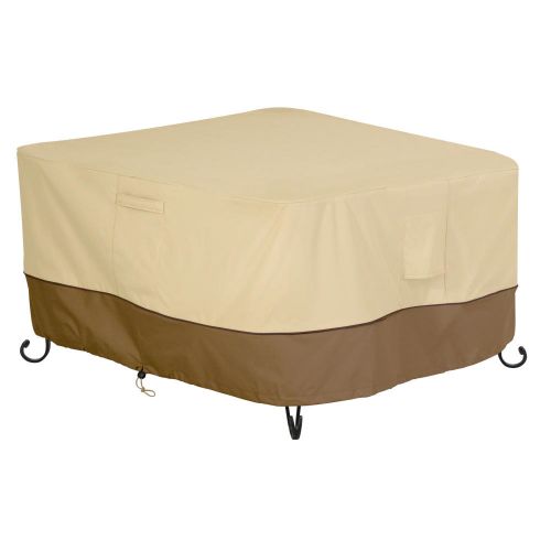 Veranda Water-Resistant 42 Inch Square Fire Pit Table Cover