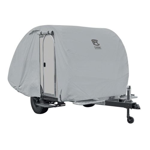 Over Drive PermaPRO Teardrop Trailer Cover, Fits 10’ - 12’L x 6’W T@b & Clam Shell Trailers