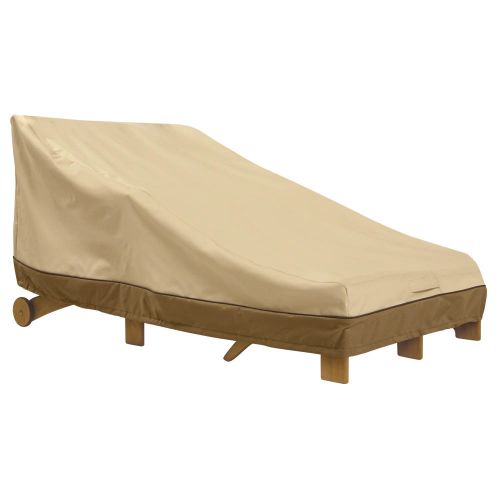 Veranda Water-Resistant 80 Inch Double Wide Patio Chaise Lounge Cover