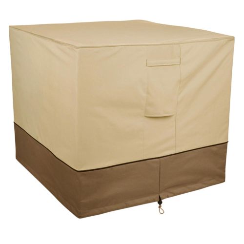Classic Accessories Veranda Water-Resistant 34 Inch Square Air Conditioner Cover