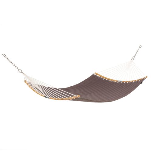 Classic Accessories Ravenna 81 x 55 Inch Quilted Double Hammock, Dark Taupe