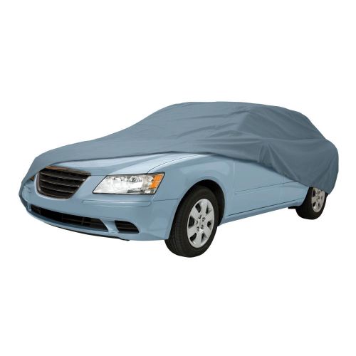 Over Drive PolyPRO 1 Full-Size Sedan Car Cover, Fits cars 16’ - 17’6”  L