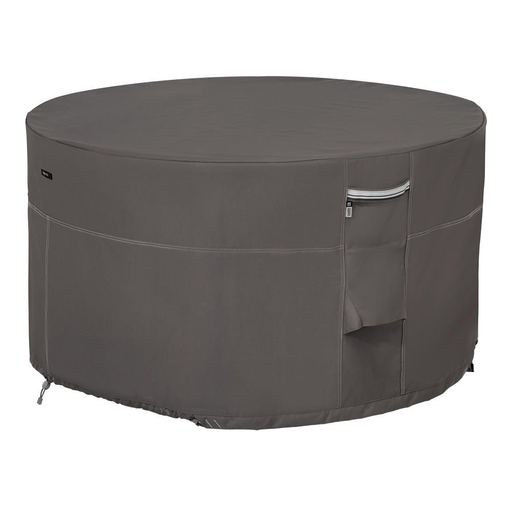 Classic Accessories Ravenna Water-Resistant 42 Inch Round Fire Pit Table  Cover スマホ インテリア・寝具