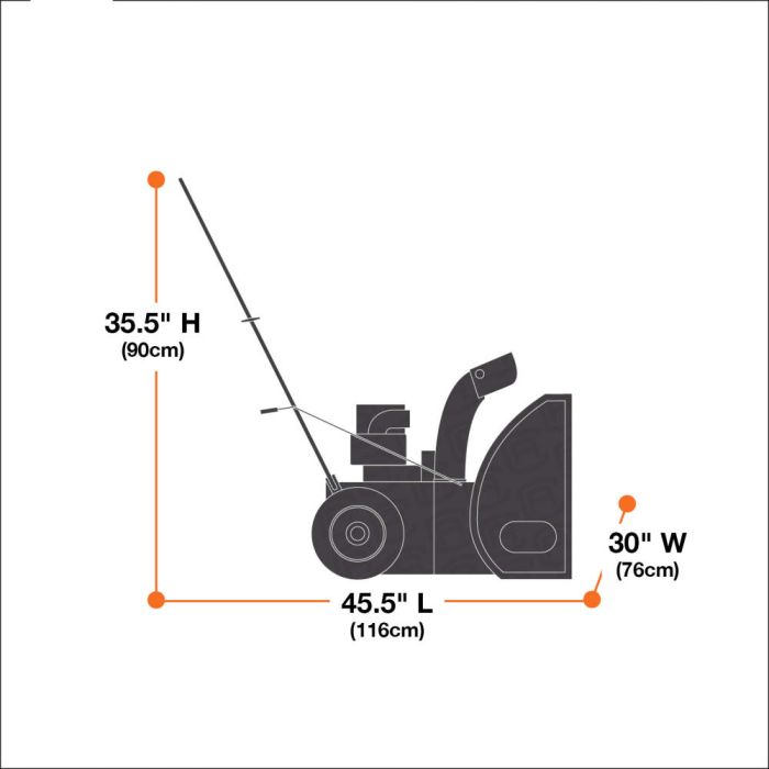 Classic Accessories Two-Stage Snow Thrower Cover Classic Accessories Two-Stage Snow Thrower Cover