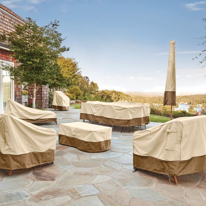 Classic Accessories Veranda Water-Resistant 42 Inch Square Fire Pit Table Cover Classic Accessories Veranda Water-Resistant 42 Inch Square Fire Pit Table Cover