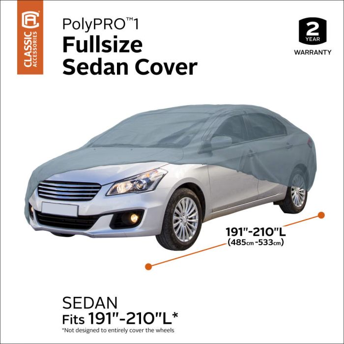Classic Accessories Over Drive PolyPRO 1 Full-Size Sedan Car Classic Accessories Over Drive PolyPRO 1 Full-Size Sedan Car