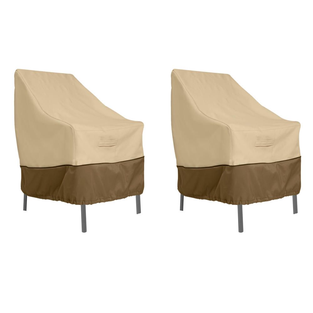 Veranda Water-Resistant High Back Patio Chair Cover