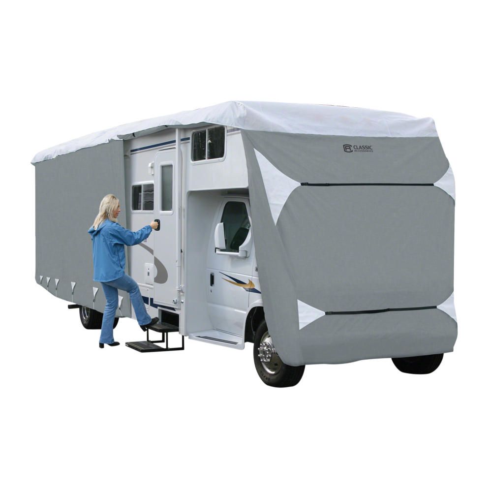 Classic Accessories OverDrive PolyPro 3 Deluxe Travel Trailer Cover Fits 20-22 