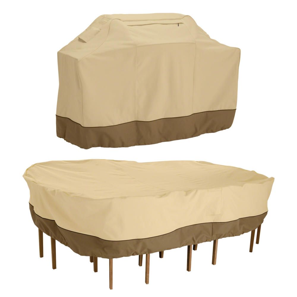 Durable Water Resistant Outdoor Furniture Cover Patio Table & Chair Set Cover 