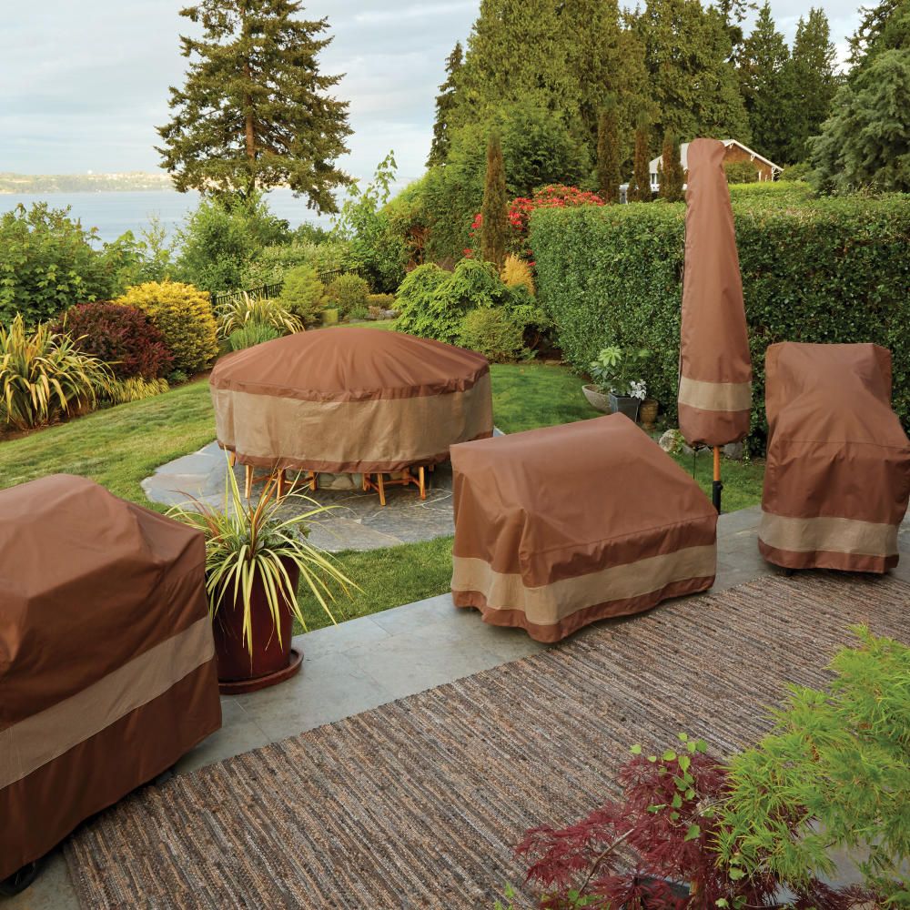 Oval patio set cover sale