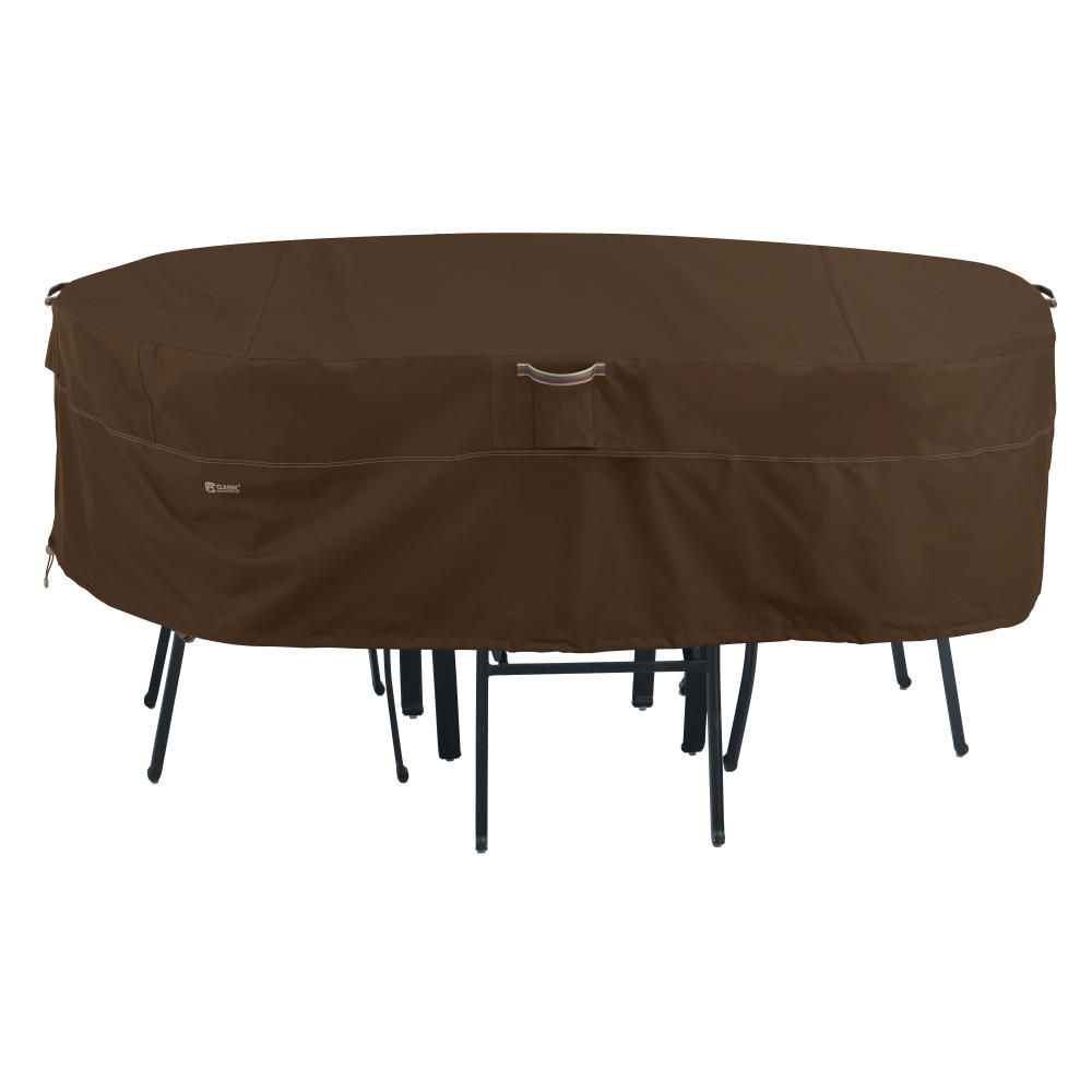 Madrona Waterproof Rectangular/Oval Patio Table & Chair Set Cover